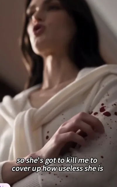 Valencia pushing the taunt further, subtitle: so she's got to kill me to cover up how useless she is